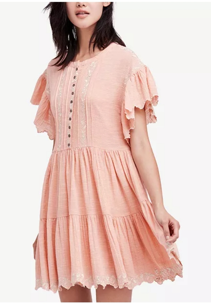 GUC Free People Santiago Cotton Babydoll Dress